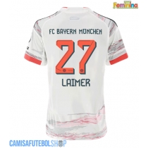 Camisa de time de futebol Bayern Munich Konrad Laimer #27 Replicas 2º Equipamento Feminina 2025-26 Manga Curta